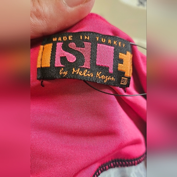 ISLE BY MELIS KAZAN Animal Print Ruffle Midi Dress. Size XS NWT - Picture 5 of 15